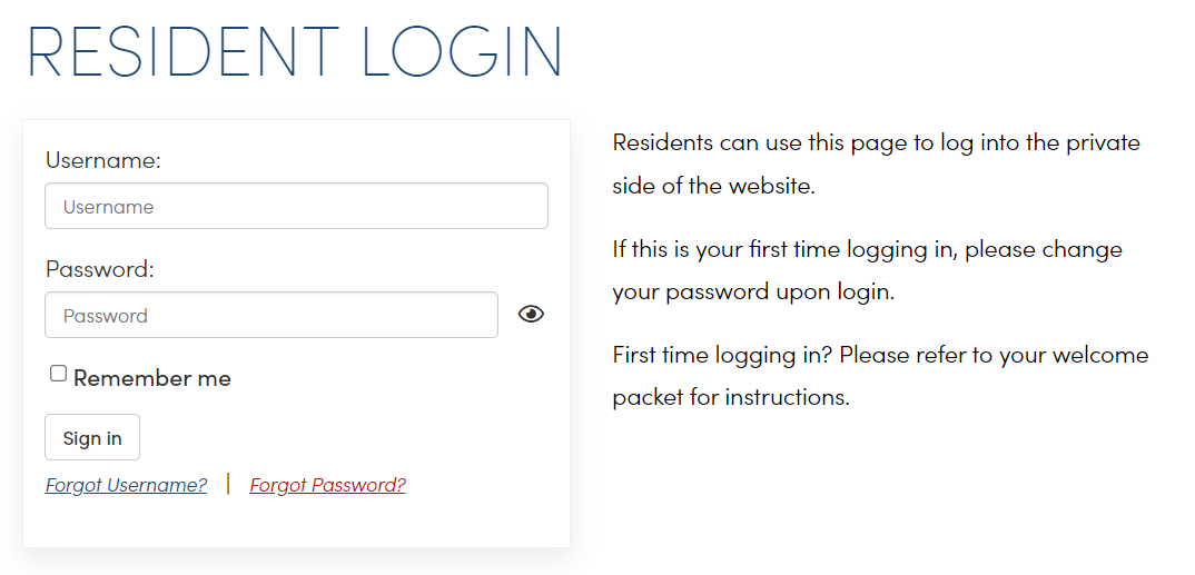 Resident login Screen.png